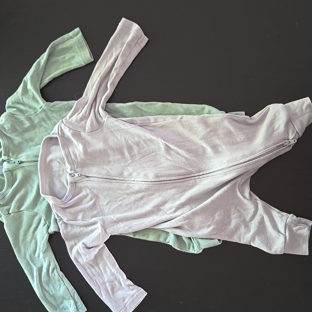 Cloud Island Baby Onesie in Soft Gray